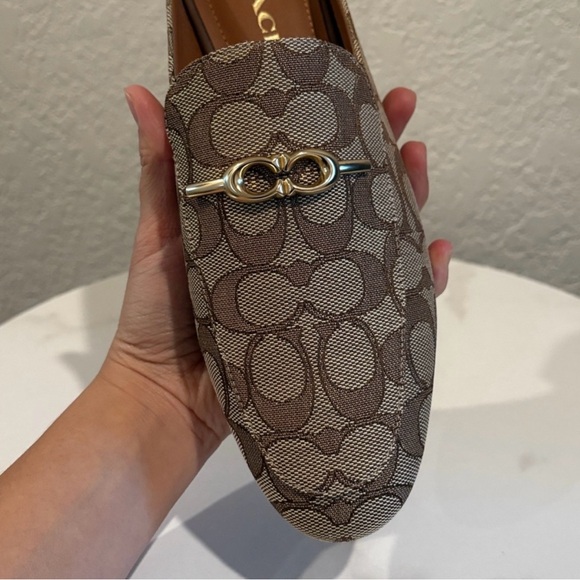 Coach Sienna Signature Slides Shoes Size 8.5 NWT - Picture 4 of 9